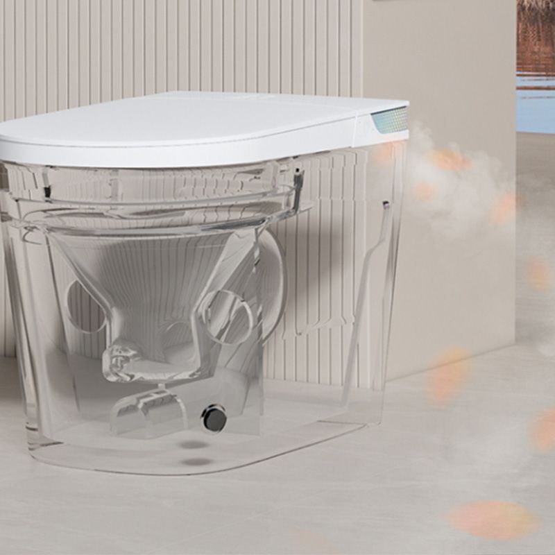 Contemporary with Heated Seat Elongated Ceramic Floor Standing Bidet Clearhalo 'Bathroom Remodel & Bathroom Fixtures' 'Bidets' 'Home Improvement' 'home_improvement' 'home_improvement_bidets' 'Toilets & Bidets' 1200x1200_ab1e1e81-ac18-4117-a874-d5d0bc5a1573