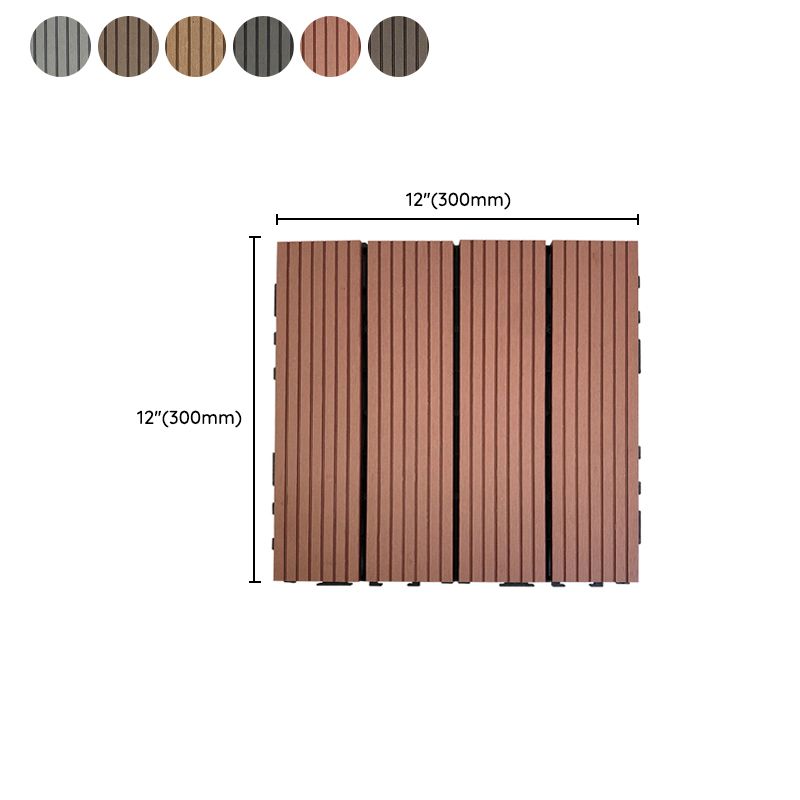 Composite Square Decking Tiles Interlocking Striped Pattern Patio Flooring Tiles Clearhalo 'Home Improvement' 'home_improvement' 'home_improvement_outdoor_deck_tiles_planks' 'Outdoor Deck Tiles & Planks' 'Outdoor Flooring & Tile' 'Outdoor Remodel' 'outdoor_deck_tiles_planks' 1200x1200_ab30ea00-ef60-4efe-b3a4-8a7e7d6d61a1