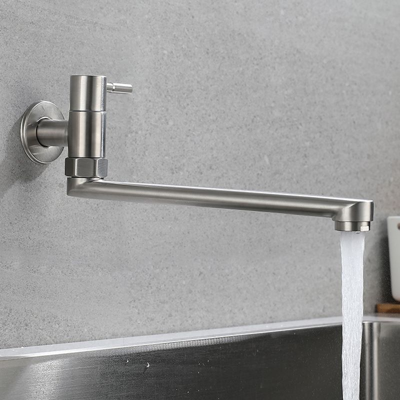 Kitchen Faucet Pot Filler Single Handle Swivel Stainless Steel Kitchen Faucet Clearhalo 'Home Improvement' 'home_improvement' 'home_improvement_kitchen_faucets' 'Kitchen Faucets' 'Kitchen Remodel & Kitchen Fixtures' 'Kitchen Sinks & Faucet Components' 'kitchen_faucets' 1200x1200_ab71adad-7b44-4d33-9281-c4b012119be7