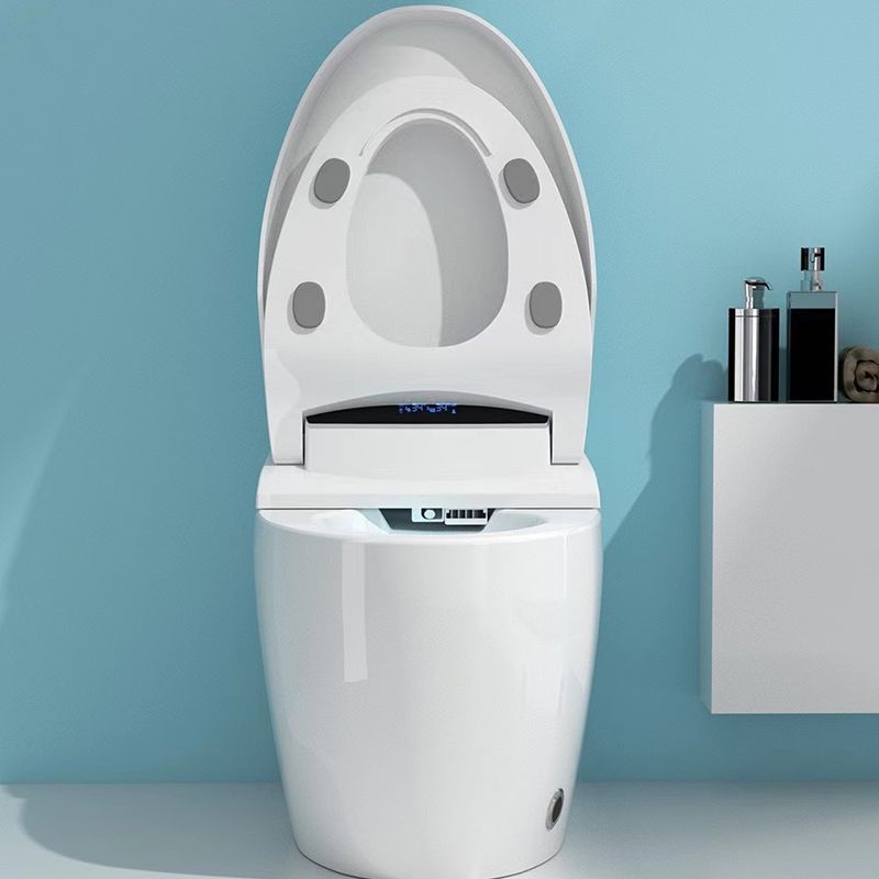 Floor Mount Bidet Elongated in White Smart Bidet with Heated Seat Clearhalo 'Bathroom Remodel & Bathroom Fixtures' 'Bidets' 'Home Improvement' 'home_improvement' 'home_improvement_bidets' 'Toilets & Bidets' 1200x1200_ab8fb904-a74d-4fb9-b108-ab83dc8ed717
