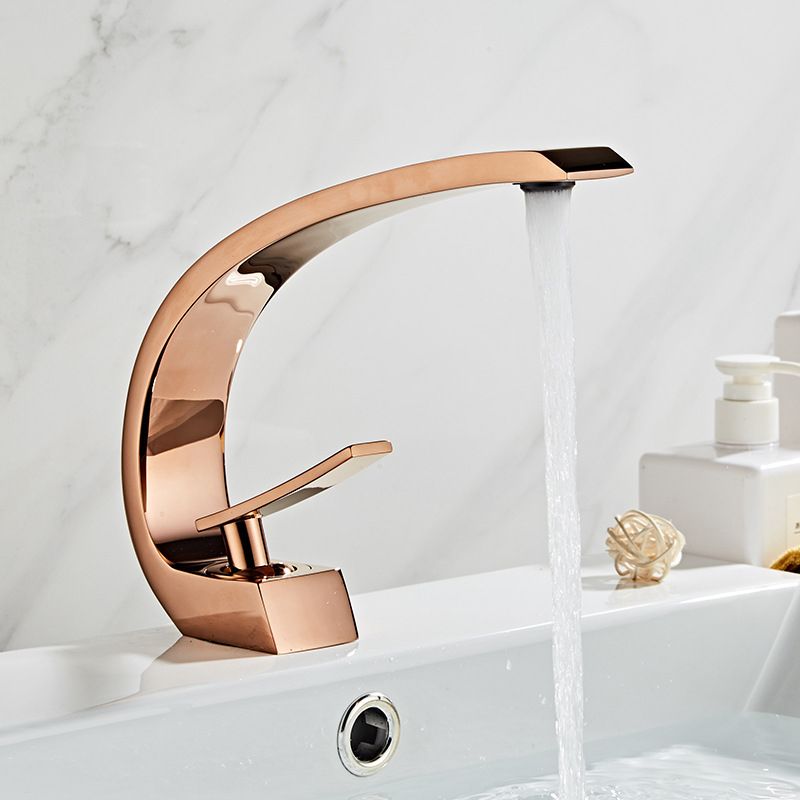 6.7 Inch High Basin Faucet Luxury 1 Hole Vanity Sink Faucet Cubic Bathroom Faucet Clearhalo 'Bathroom Remodel & Bathroom Fixtures' 'Bathroom Sink Faucets' 'Bathroom Sinks & Faucet Components' 'bathroom_sink_faucets' 'Home Improvement' 'home_improvement' 'home_improvement_bathroom_sink_faucets' 1200x1200_ab90a146-06cc-440c-9250-e4face6f04e9