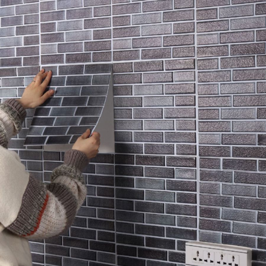 3D Embossed Backsplash Panels Plastic Backsplash Panels with Waterproof Clearhalo 'Flooring 'Home Improvement' 'home_improvement' 'home_improvement_wall_paneling' 'Wall Paneling' 'wall_paneling' 'Walls & Ceilings' Walls and Ceiling' 1200x1200_ab90dfd2-bc8d-444d-881b-868bc0600af3