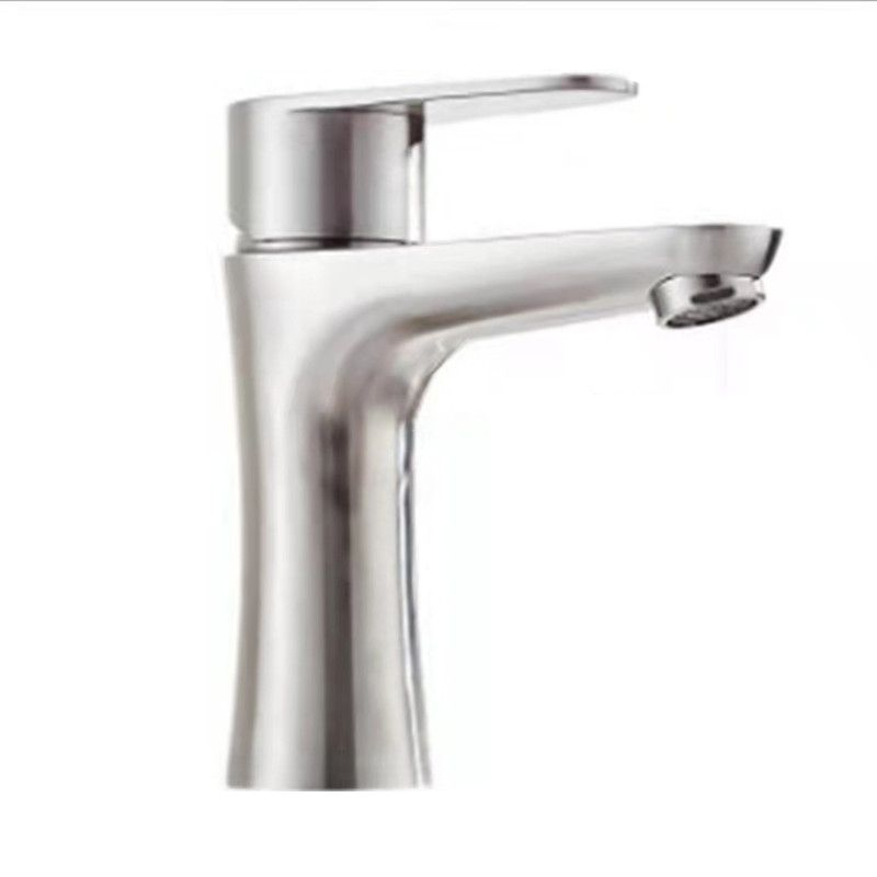 Modern Faucet 1-Handle 1-Hole 304 Stainless Steel Single Level Low Pot Filler Faucet Clearhalo 'Home Improvement' 'home_improvement' 'home_improvement_kitchen_faucets' 'Kitchen Faucets' 'Kitchen Remodel & Kitchen Fixtures' 'Kitchen Sinks & Faucet Components' 'kitchen_faucets' 1200x1200_ab95eb5c-3ece-4143-93da-025aadd17560