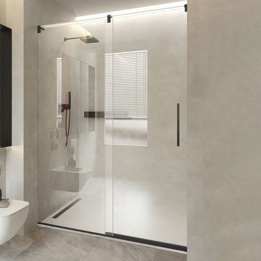 Transparent Scratch Resistant Shower Doors Hinged Shower Bath Door Clearhalo 'Bathroom Remodel & Bathroom Fixtures' 'Home Improvement' 'home_improvement' 'home_improvement_shower_tub_doors' 'Shower and Tub Doors' 'shower_tub_doors' 'Showers & Bathtubs' 1200x1200_abb9d933-9e20-4c26-a2f7-f054e566db64