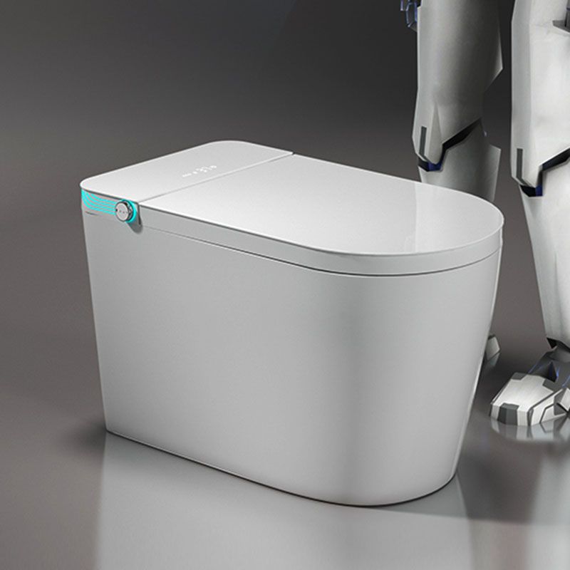 Contemporary 17.32" H White Electronic Toilet Elongated Floor Standing Bidet Clearhalo 'Bathroom Remodel & Bathroom Fixtures' 'Bidets' 'Home Improvement' 'home_improvement' 'home_improvement_bidets' 'Toilets & Bidets' 1200x1200_abc66916-d497-4e19-b448-af0ba1c94301