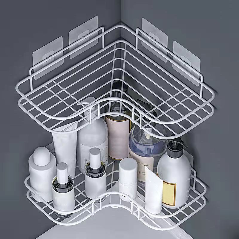 Modern Bath Hardware Set Adhesive Mount Bathroom Hardware Set with Bath Shelf Clearhalo 'Bathroom Hardware Sets' 'Bathroom Hardware' 'Bathroom Remodel & Bathroom Fixtures' 'bathroom_hardware_sets' 'Home Improvement' 'home_improvement' 'home_improvement_bathroom_hardware_sets' 1200x1200_abd3e395-ba51-4d15-9376-607180539b43