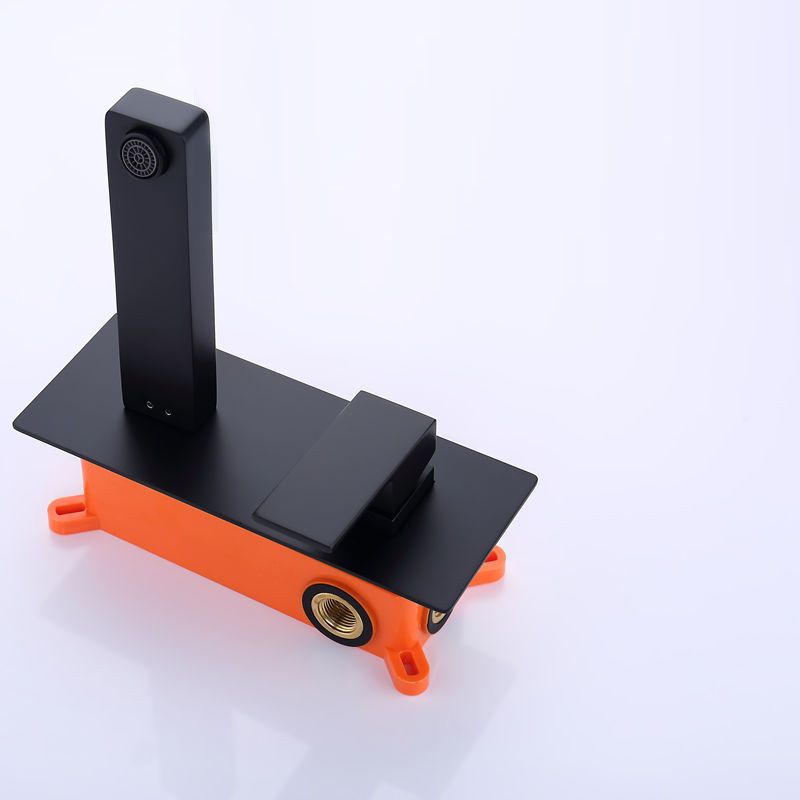 Modern Tub Faucet One Handle Copper Wall Mounted Bath Faucet Trim Clearhalo 'Bathroom Remodel & Bathroom Fixtures' 'Bathtub Faucets' 'bathtub_faucets' 'Home Improvement' 'home_improvement' 'home_improvement_bathtub_faucets' 1200x1200_abdf29f4-de07-4aea-a598-b99d8594f76a