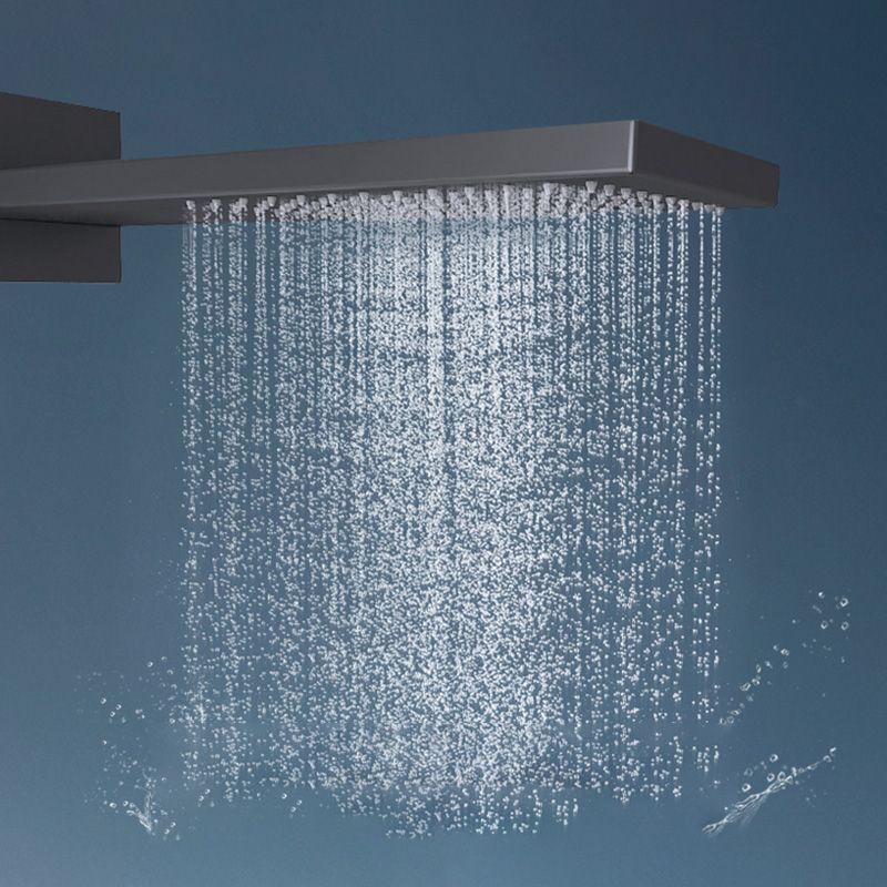 Modern Shower Set Adjustable Shower Head Wall Mounted Shower System Clearhalo 'Bathroom Remodel & Bathroom Fixtures' 'Home Improvement' 'home_improvement' 'home_improvement_shower_faucets' 'Shower Faucets & Systems' 'shower_faucets' 'Showers & Bathtubs Plumbing' 'Showers & Bathtubs' 1200x1200_abe04cb0-1c90-4896-a1fb-b20b8a415d43