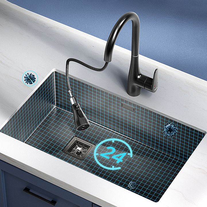Modern Style Kitchen Sink Stainless Steel Antimicrobial Design Kitchen Sink Clearhalo 'Home Improvement' 'home_improvement' 'home_improvement_kitchen_sinks' 'Kitchen Remodel & Kitchen Fixtures' 'Kitchen Sinks & Faucet Components' 'Kitchen Sinks' 'kitchen_sinks' 1200x1200_abeca5f6-b637-46ee-b07d-ed68c652223d