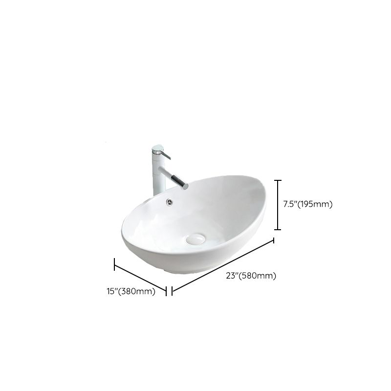Contemporary Trough Sink Porcelain Trough Bathroom Sink with Faucet Included Clearhalo 'Bathroom Remodel & Bathroom Fixtures' 'Bathroom Sinks & Faucet Components' 'Bathroom Sinks' 'bathroom_sink' 'Home Improvement' 'home_improvement' 'home_improvement_bathroom_sink' 1200x1200_abed0b10-1ce0-4735-98f3-46f8f1edeb62