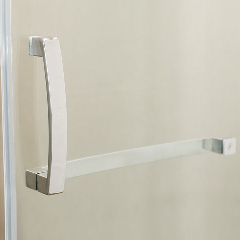 Pivot Transparent Shower Bath Door Transparent Shower Door with Door Handle Clearhalo 'Bathroom Remodel & Bathroom Fixtures' 'Home Improvement' 'home_improvement' 'home_improvement_shower_tub_doors' 'Shower and Tub Doors' 'shower_tub_doors' 'Showers & Bathtubs' 1200x1200_ac299ac4-3227-466c-8498-96372d1e1059