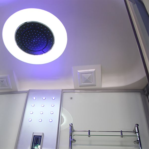 Double Sliding White Shower Kit Tinted Framed Tub & Shower Kit Clearhalo 'Bathroom Remodel & Bathroom Fixtures' 'Home Improvement' 'home_improvement' 'home_improvement_shower_stalls_enclosures' 'Shower Stalls & Enclosures' 'shower_stalls_enclosures' 'Showers & Bathtubs' 1200x1200_ac326b8d-eb9d-48bc-8beb-7b2d5eebb72c