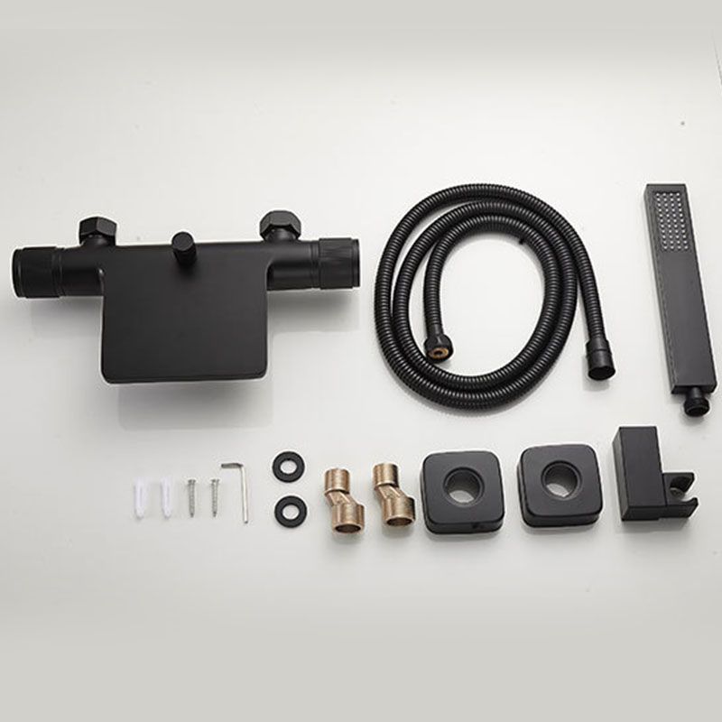 Contemporary Fixed Bathtub Faucet Wall Mounted Waterfall Tub Filler Clearhalo 'Bathroom Remodel & Bathroom Fixtures' 'Bathtub Faucets' 'bathtub_faucets' 'Home Improvement' 'home_improvement' 'home_improvement_bathtub_faucets' 1200x1200_ac3828ea-a725-46a1-8ff1-9016140b7d59