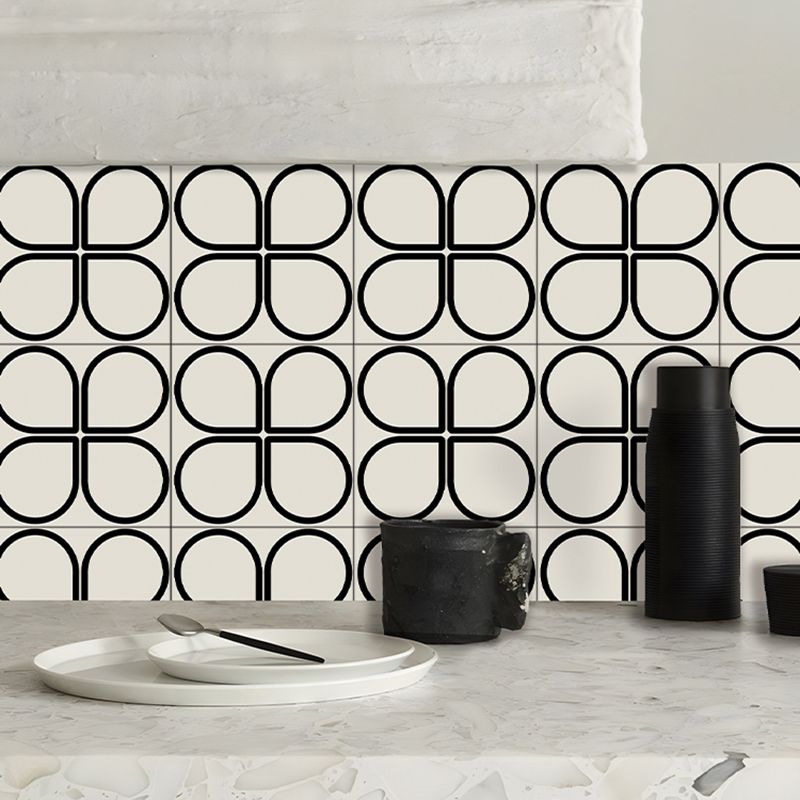 Pattern Printing Peel & Stick Tile Square Water Resistant Single Tile Clearhalo 'Flooring 'Home Improvement' 'home_improvement' 'home_improvement_peel_stick_blacksplash' 'Peel & Stick Backsplash Tile' 'peel_stick_blacksplash' 'Walls & Ceilings' Walls and Ceiling' 1200x1200_ac3cf24c-a25e-425d-ac52-a258a5a0581c