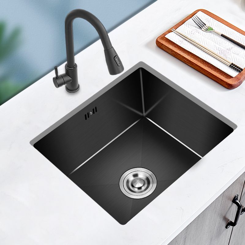 Stainless Steel Kitchen Sink Modern Kitchen Bar Sink with Drain Assembly Clearhalo 'Home Improvement' 'home_improvement' 'home_improvement_kitchen_sinks' 'Kitchen Remodel & Kitchen Fixtures' 'Kitchen Sinks & Faucet Components' 'Kitchen Sinks' 'kitchen_sinks' 1200x1200_ac963ca6-f709-4c70-87b0-6d6efb47a6c3