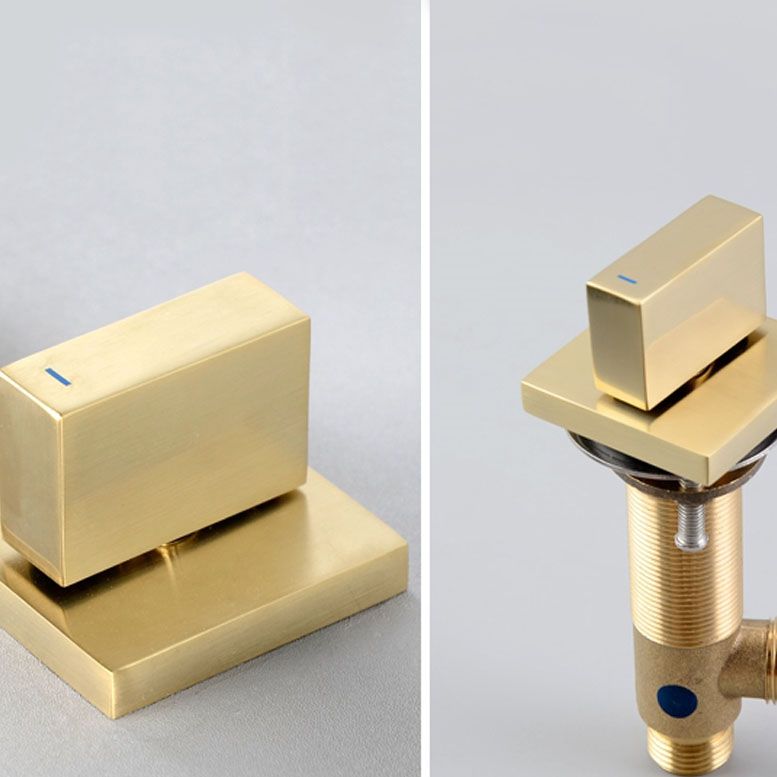 Modern Square Brass Tub Faucet with 2 Handles Deck Mount Bathroom Faucet Clearhalo 'Bathroom Remodel & Bathroom Fixtures' 'Bathtub Faucets' 'bathtub_faucets' 'Home Improvement' 'home_improvement' 'home_improvement_bathtub_faucets' 1200x1200_ac964e24-439a-48bb-afd9-89dc0b4182b2