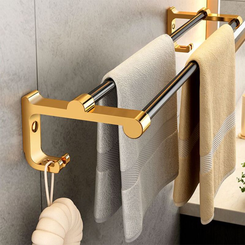 Modern Bathroom Accessory Kit Paper Holder Towel Bar Black Bath Hardware Set Clearhalo 'Bathroom Hardware Sets' 'Bathroom Hardware' 'Bathroom Remodel & Bathroom Fixtures' 'bathroom_hardware_sets' 'Home Improvement' 'home_improvement' 'home_improvement_bathroom_hardware_sets' 1200x1200_ac970511-e48d-4c65-834e-7d5e878ca472