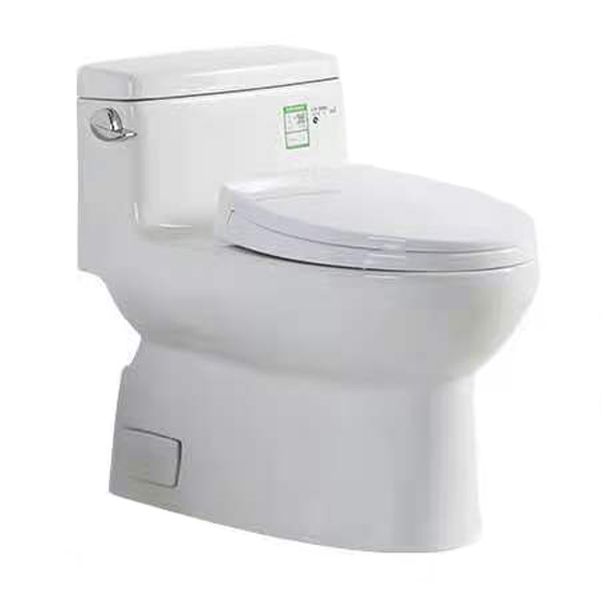 Modern Ceramic Siphon Jet Toilet Bowl Floor Mount Flush Toilet with Toilet Seat Clearhalo 'Bathroom Remodel & Bathroom Fixtures' 'Home Improvement' 'home_improvement' 'home_improvement_toilets' 'Toilets & Bidets' 'Toilets' 1200x1200_ac9c32e3-2a9f-46c4-a11d-47da461affa5