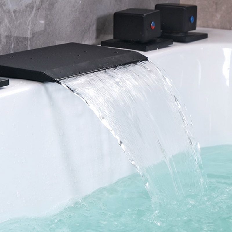 Modern Style Alcove Bath Tub Acrylic Rectangular Bathroom Bathtub with Faucet Clearhalo 'Bathroom Remodel & Bathroom Fixtures' 'Bathtubs' 'Home Improvement' 'home_improvement' 'home_improvement_bathtubs' 'Showers & Bathtubs' 1200x1200_acba2faf-2e90-4492-8040-53a9d559b61e