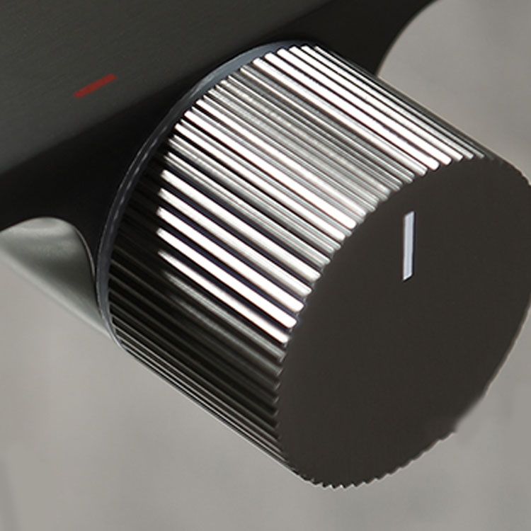 Modern Bathtub Faucet Wall-mounted Brass Digital Display Bathtub Faucet Clearhalo 'Bathroom Remodel & Bathroom Fixtures' 'Bathtub Faucets' 'bathtub_faucets' 'Home Improvement' 'home_improvement' 'home_improvement_bathtub_faucets' 1200x1200_acbbc9ce-e0ac-4176-84f1-37472b57b088