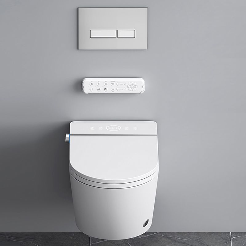 Heated Seat Wall Hung Toilet Set Elongated Wall Mounted Bidet Clearhalo 'Bathroom Remodel & Bathroom Fixtures' 'Bidets' 'Home Improvement' 'home_improvement' 'home_improvement_bidets' 'Toilets & Bidets' 1200x1200_acc22dce-603c-4908-ad2a-d3eceb032895