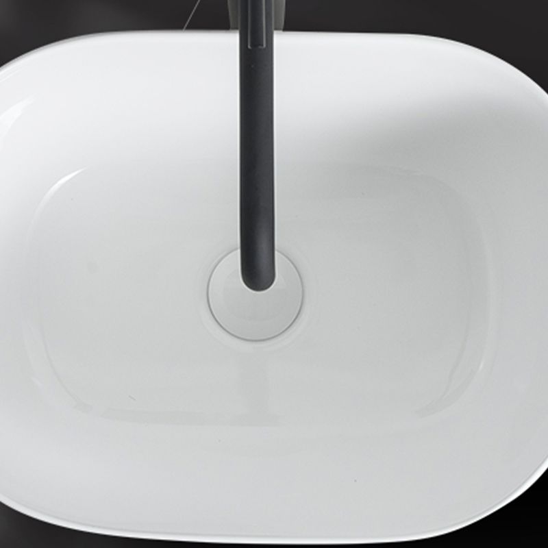 Modern Vessel Lavatory Sink Oval Porcelain with Pop-Up Drain Vessel Sink Clearhalo 'Bathroom Remodel & Bathroom Fixtures' 'Bathroom Sinks & Faucet Components' 'Bathroom Sinks' 'bathroom_sink' 'Home Improvement' 'home_improvement' 'home_improvement_bathroom_sink' 1200x1200_acd3fd9e-2ebd-437b-a3f9-44b752490d96