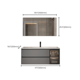 Modern Bathroom Sink Vanity Mirror Cabinet Vanity Cabinet with Storage ...