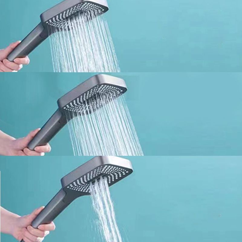 Modern Shower System Square Brass Temperature Control Wall Mounted Shower Combo Clearhalo 'Bathroom Remodel & Bathroom Fixtures' 'Home Improvement' 'home_improvement' 'home_improvement_shower_faucets' 'Shower Faucets & Systems' 'shower_faucets' 'Showers & Bathtubs Plumbing' 'Showers & Bathtubs' 1200x1200_acf5000f-6655-4f1b-a0d5-63cca6726b4c