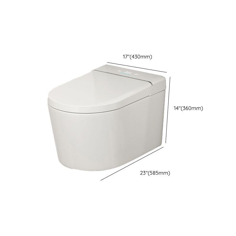 Stain Resistant Smart Bidet White Warm Air Dryer Bidet without Water Pressure Control Clearhalo 'Bathroom Remodel & Bathroom Fixtures' 'Bidets' 'Home Improvement' 'home_improvement' 'home_improvement_bidets' 'Toilets & Bidets' 1200x1200_ad4028c2-04d1-4d85-bfc2-0d6c4e882e6d