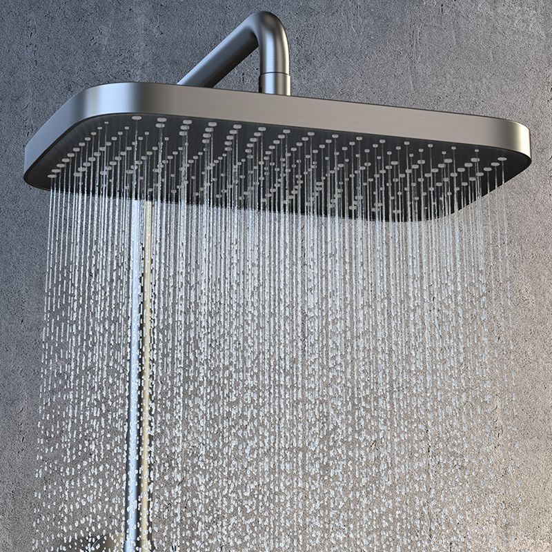Modern Wall Mounted Adjustable Water Flow Shower Faucet Shower Hose Shower System Clearhalo 'Bathroom Remodel & Bathroom Fixtures' 'Home Improvement' 'home_improvement' 'home_improvement_shower_faucets' 'Shower Faucets & Systems' 'shower_faucets' 'Showers & Bathtubs Plumbing' 'Showers & Bathtubs' 1200x1200_ad4dc2a1-3665-4962-84d8-a4275cc54c6b