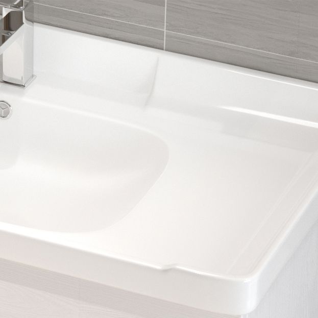 Ceramic Single Bathroom Vanity Modern White Rectangular Freestanding Vanity Set Clearhalo 'Bathroom Remodel & Bathroom Fixtures' 'Bathroom Vanities' 'bathroom_vanities' 'Home Improvement' 'home_improvement' 'home_improvement_bathroom_vanities' 1200x1200_ad57ecf7-34c1-485d-a52b-36e4c66744f7