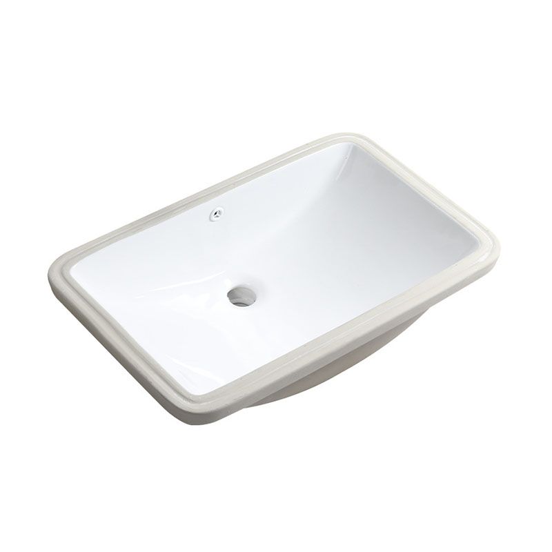 Modern Porcelain Bathroom Sink Undermount Bathroom Sink in White(Not Including Faucet) Clearhalo 'Bathroom Remodel & Bathroom Fixtures' 'Bathroom Sinks & Faucet Components' 'Bathroom Sinks' 'bathroom_sink' 'Home Improvement' 'home_improvement' 'home_improvement_bathroom_sink' 1200x1200_ad5a31d1-1807-43e9-9789-8c013381096a