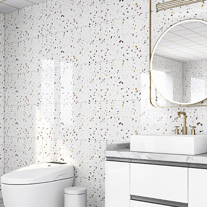 Contemporary Style Wallpaper Single Tile Bathroom Wallpaper with Rectangle Shape Clearhalo 'Flooring 'Home Improvement' 'home_improvement' 'home_improvement_peel_stick_blacksplash' 'Peel & Stick Backsplash Tile' 'peel_stick_blacksplash' 'Walls & Ceilings' Walls and Ceiling' 1200x1200_ad6c38b5-afc4-440b-819b-b992f1a31bfd