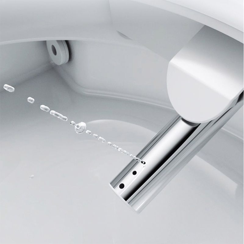 Contemporary White Foot Sensor Ceramic Temperature Control Smart Bidet Clearhalo 'Bathroom Remodel & Bathroom Fixtures' 'Bidets' 'Home Improvement' 'home_improvement' 'home_improvement_bidets' 'Toilets & Bidets' 1200x1200_ad84e5d2-518c-45e5-ac49-f3be4876e1c3