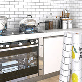 Modern Subway Tile Smooth Peel and Stick Backsplash Tile for Kitchen Clearhalo 'Flooring 'Home Improvement' 'home_improvement' 'home_improvement_peel_stick_blacksplash' 'Peel & Stick Backsplash Tile' 'peel_stick_blacksplash' 'Walls & Ceilings' Walls and Ceiling' 1200x1200_ad86ada6-d7e0-475e-ac81-d9b1d62b83ca
