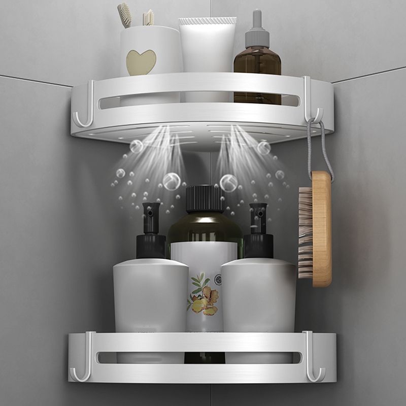 Silver Bathroom Set Modern Anti-rust Bathroom Accessory As Individual or As A Set Clearhalo 'Bathroom Hardware Sets' 'Bathroom Hardware' 'Bathroom Remodel & Bathroom Fixtures' 'bathroom_hardware_sets' 'Home Improvement' 'home_improvement' 'home_improvement_bathroom_hardware_sets' 1200x1200_ad8ccc5c-ad7d-4921-a3b8-7b729a7dfc55