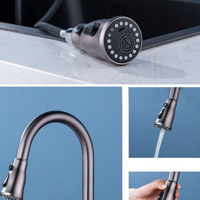 Modern 1-Handle Faucet with Pull out Sprayer with Water Dispenser Copper Faucet Clearhalo 'Home Improvement' 'home_improvement' 'home_improvement_kitchen_faucets' 'Kitchen Faucets' 'Kitchen Remodel & Kitchen Fixtures' 'Kitchen Sinks & Faucet Components' 'kitchen_faucets' 1200x1200_ad9b3689-30fc-4093-b420-2bc636259288