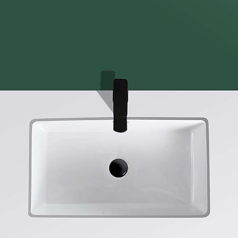Modern Undermount Vanity Sink Rectangular Porcelain with Overflow Vessel Sink Clearhalo 'Bathroom Remodel & Bathroom Fixtures' 'Bathroom Sinks & Faucet Components' 'Bathroom Sinks' 'bathroom_sink' 'Home Improvement' 'home_improvement' 'home_improvement_bathroom_sink' 1200x1200_adbeacde-0a6c-44d9-af70-208781031f45