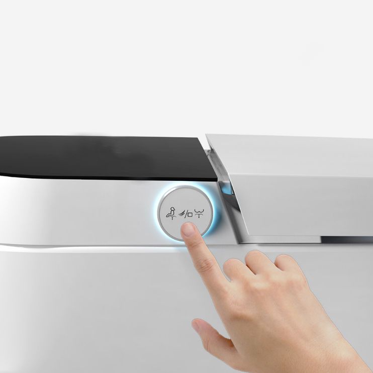 Ceramic Floor Standing Bidet Elongated Heated Seat Bidet in White Clearhalo 'Bathroom Remodel & Bathroom Fixtures' 'Bidets' 'Home Improvement' 'home_improvement' 'home_improvement_bidets' 'Toilets & Bidets' 1200x1200_adcac187-b35e-455d-a642-acde1456a54e