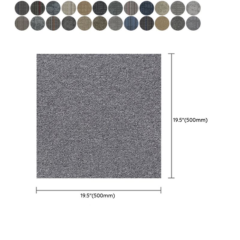 Simple Nylon Carpet Tile Office Meeting Room Stitching Carpet Floor Tile Clearhalo 'Carpet Tiles & Carpet Squares' 'carpet_tiles_carpet_squares' 'Flooring 'Home Improvement' 'home_improvement' 'home_improvement_carpet_tiles_carpet_squares' Walls and Ceiling' 1200x1200_add18c5d-9807-430c-9433-722cb8978fc9