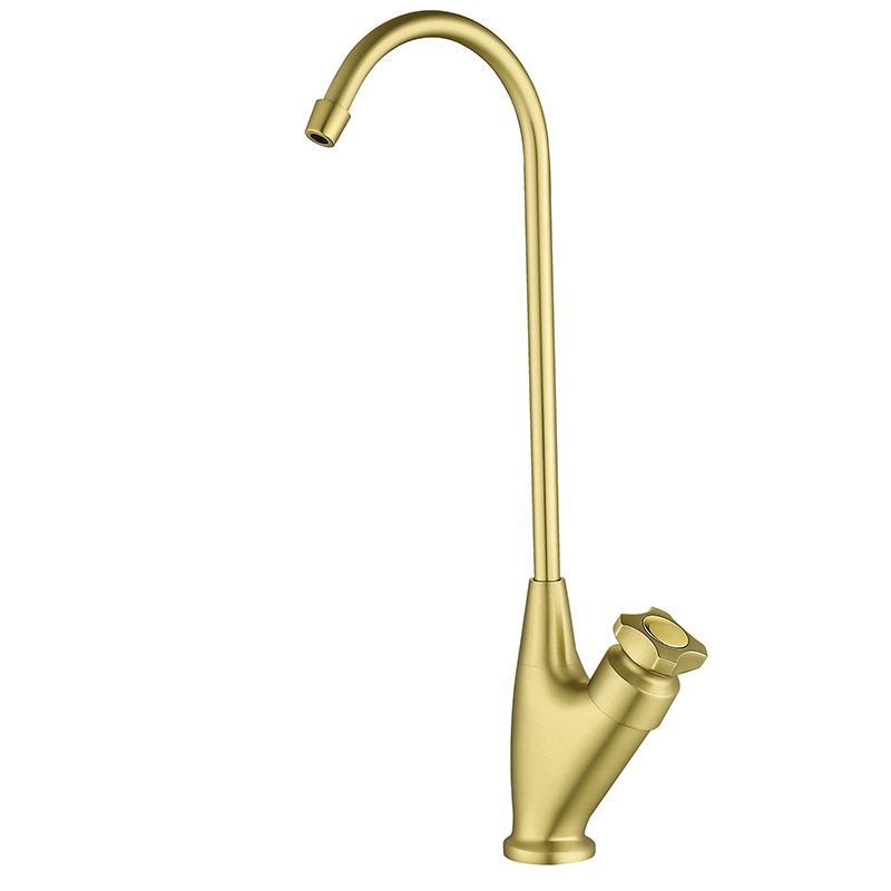 Contemporary Single Handle Kitchen Faucet Metal 1-Hold Bar Faucet Clearhalo 'Home Improvement' 'home_improvement' 'home_improvement_kitchen_faucets' 'Kitchen Faucets' 'Kitchen Remodel & Kitchen Fixtures' 'Kitchen Sinks & Faucet Components' 'kitchen_faucets' 1200x1200_addb361c-4318-4abc-87b1-3305e5adb580