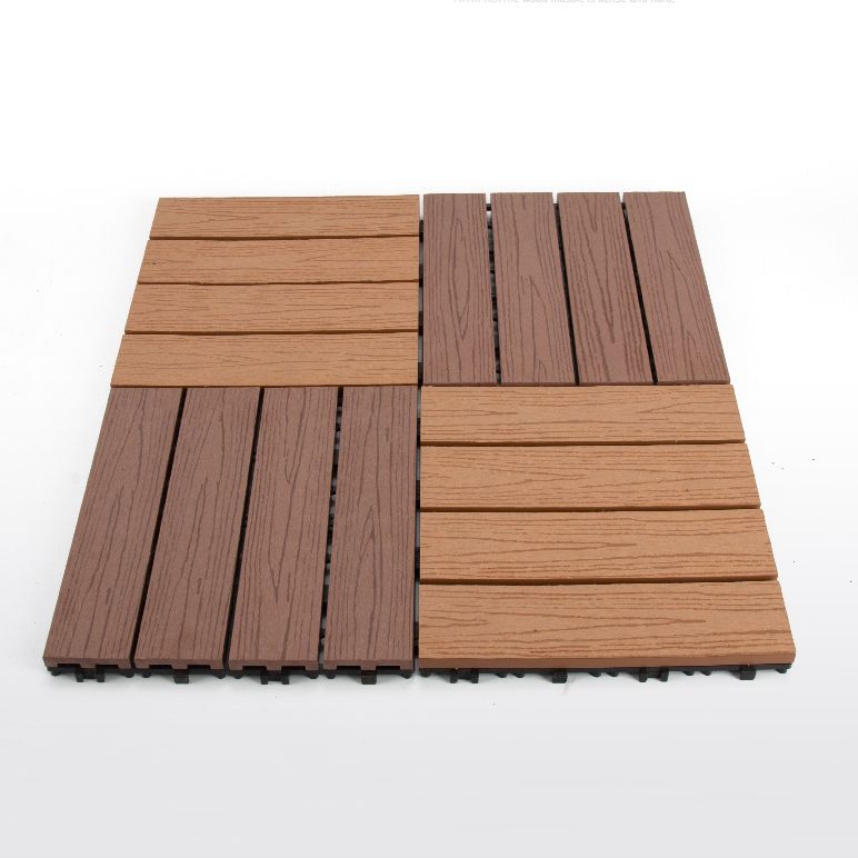 Interlocking Deck Tile Solid Color Water-Resistant Composite Deck Tile Kit Clearhalo 'Home Improvement' 'home_improvement' 'home_improvement_outdoor_deck_tiles_planks' 'Outdoor Deck Tiles & Planks' 'Outdoor Flooring & Tile' 'Outdoor Remodel' 'outdoor_deck_tiles_planks' 1200x1200_adf63a38-4772-435d-912a-dbf7b51d941e