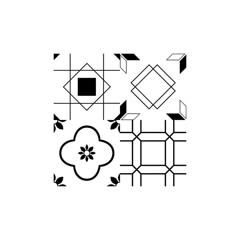 Mosaic Tile Wallpaper Contemporary Plastic Wallpaper with Square Shape Clearhalo 'Flooring 'Home Improvement' 'home_improvement' 'home_improvement_peel_stick_blacksplash' 'Peel & Stick Backsplash Tile' 'peel_stick_blacksplash' 'Walls & Ceilings' Walls and Ceiling' 1200x1200_ae331c81-bd11-4be3-b241-11cb548566d3