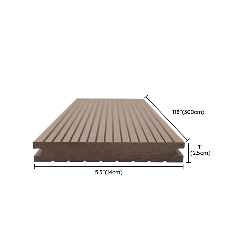 Water Resistant Floor Tile Wire Brushed Nail Lock Engineered Wood for Patio Garden Clearhalo 'Flooring 'Hardwood Flooring' 'hardwood_flooring' 'Home Improvement' 'home_improvement' 'home_improvement_hardwood_flooring' Walls and Ceiling' 1200x1200_ae4a072d-4133-48e1-9e81-2925cc7fcb22