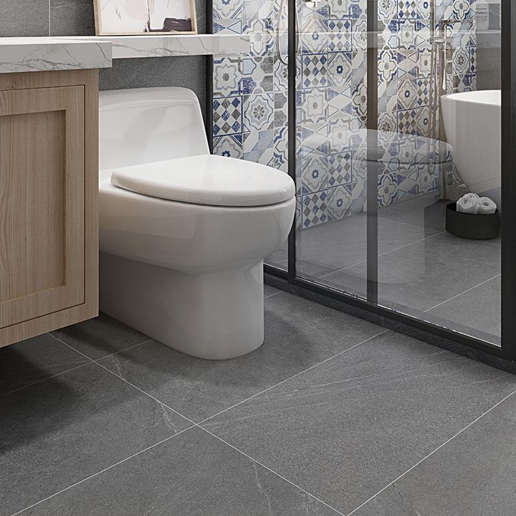 Contemporary Rectangle Tile Porcelain Frosted Floor and Wall Tile Clearhalo 'Floor Tiles & Wall Tiles' 'floor_tiles_wall_tiles' 'Flooring 'Home Improvement' 'home_improvement' 'home_improvement_floor_tiles_wall_tiles' Walls and Ceiling' 1200x1200_ae514a3e-18bc-427e-a8c4-681963ade9db
