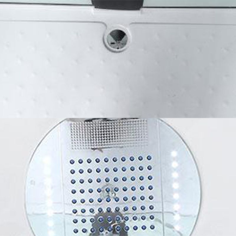 Framed Single Sliding Shower Stall Rectangle Frosted Shower Stall Clearhalo 'Bathroom Remodel & Bathroom Fixtures' 'Home Improvement' 'home_improvement' 'home_improvement_shower_stalls_enclosures' 'Shower Stalls & Enclosures' 'shower_stalls_enclosures' 'Showers & Bathtubs' 1200x1200_ae677428-13da-4d93-a4fc-3f62b83cfb28