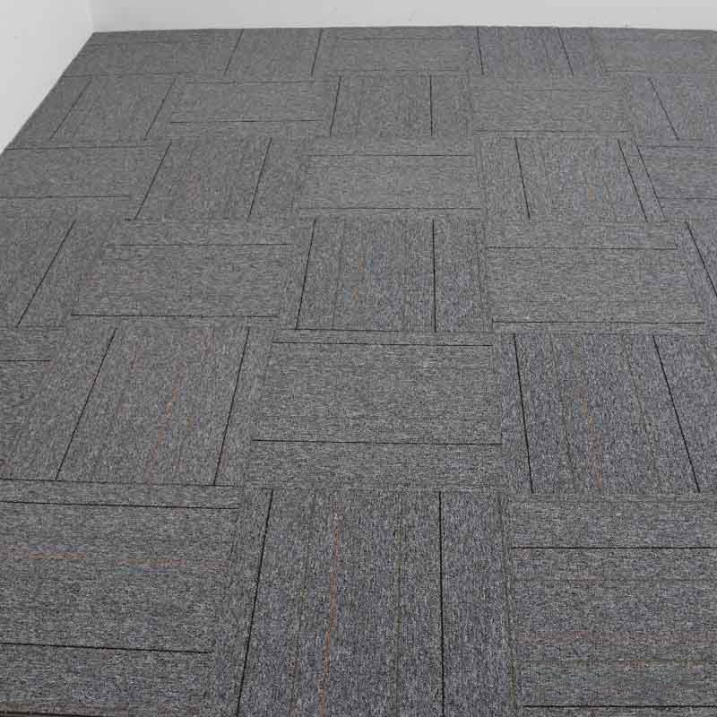 Carpet Tile Non-Skid Fade Resistant Geometry Loose Lay Carpet Tiles Living Room Clearhalo 'Carpet Tiles & Carpet Squares' 'carpet_tiles_carpet_squares' 'Flooring 'Home Improvement' 'home_improvement' 'home_improvement_carpet_tiles_carpet_squares' Walls and Ceiling' 1200x1200_ae760284-afa5-432b-8560-af91c08c19fb