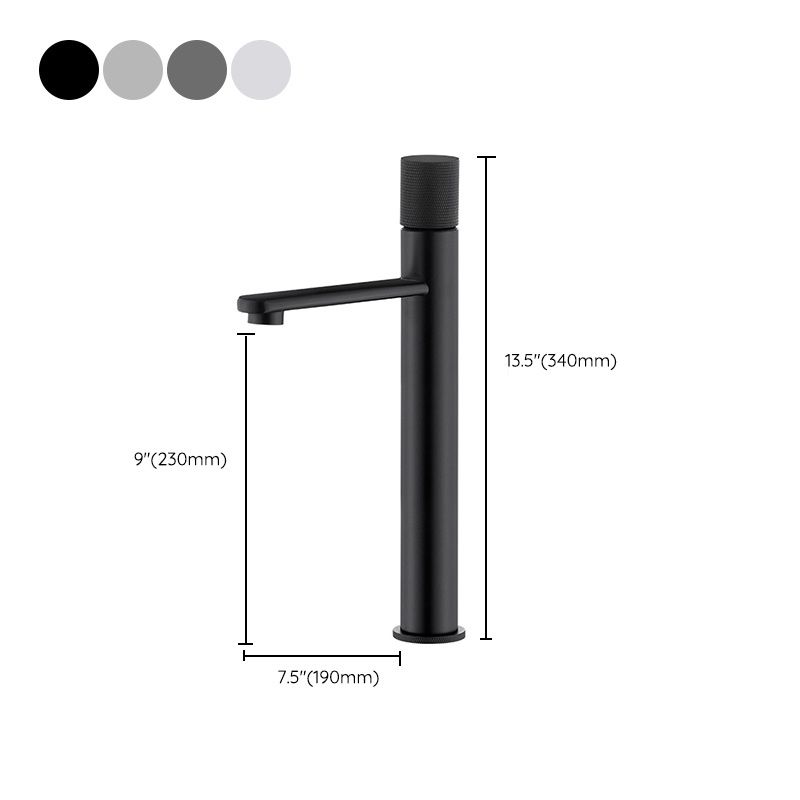 Knob Handle Square Faucet Brass Deck Mounted Bathroom Sink Faucet Clearhalo 'Bathroom Remodel & Bathroom Fixtures' 'Bathroom Sink Faucets' 'Bathroom Sinks & Faucet Components' 'bathroom_sink_faucets' 'Home Improvement' 'home_improvement' 'home_improvement_bathroom_sink_faucets' 1200x1200_ae7ae737-1da9-4c8e-9975-9d2c32069cd2