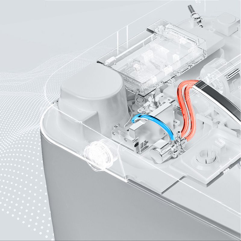 White Antimicrobial Bidet Elongated Smart Toilet with Unlimited Warm Water Clearhalo 'Bathroom Remodel & Bathroom Fixtures' 'Bidets' 'Home Improvement' 'home_improvement' 'home_improvement_bidets' 'Toilets & Bidets' 1200x1200_ae84aa88-bdf0-49e1-bc59-38b4b89cf724
