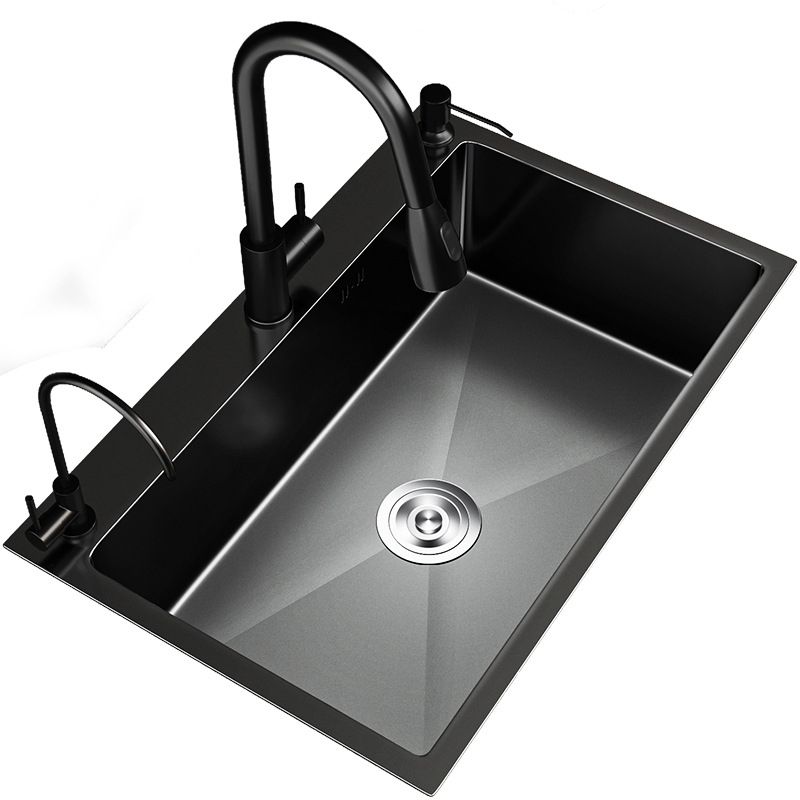 Stainless Steel Kitchen Sink Drop-In Install Kitchen Sink in Black Clearhalo 'Home Improvement' 'home_improvement' 'home_improvement_kitchen_sinks' 'Kitchen Remodel & Kitchen Fixtures' 'Kitchen Sinks & Faucet Components' 'Kitchen Sinks' 'kitchen_sinks' 1200x1200_ae906480-bcd8-4bd9-8811-0c598166fe81